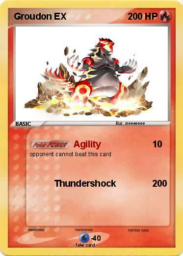Pokemon Groudon EX