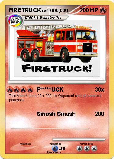 Pokemon FIRETRUCK