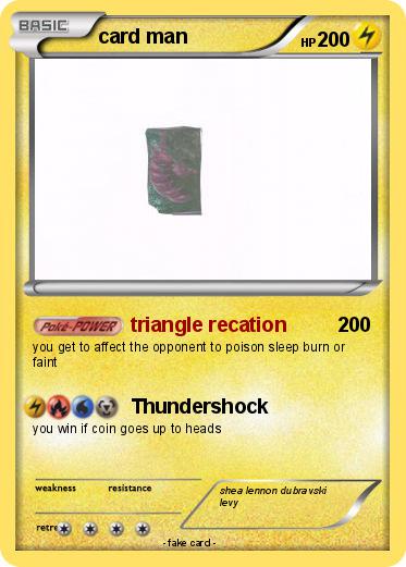 Pokemon card man