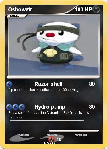 Pokemon Oshowatt
