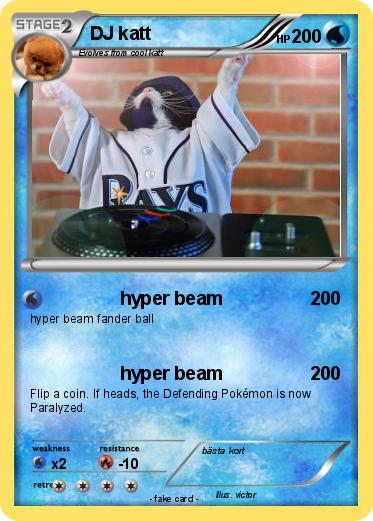 Pokemon DJ katt