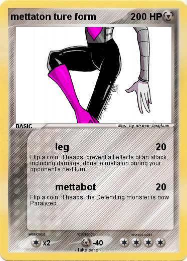 Pokemon mettaton ture form