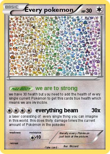 Pokemon Every pokemon