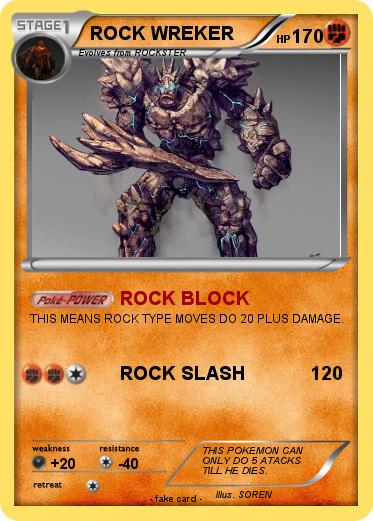 Pokemon ROCK WREKER