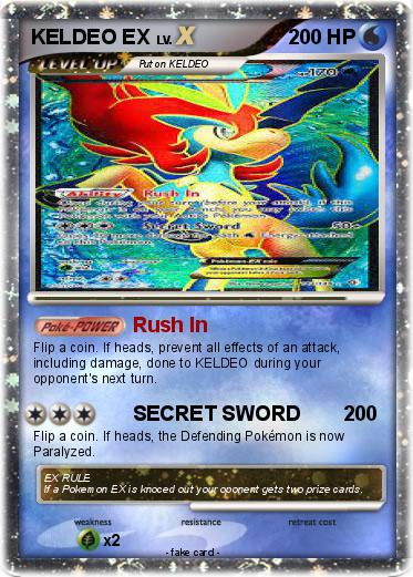 Pokemon KELDEO EX