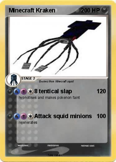 Pokemon Minecraft Kraken