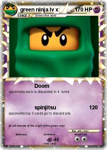 Pokemon green ninja lv x