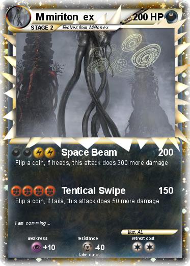 Pokemon M miriton  ex