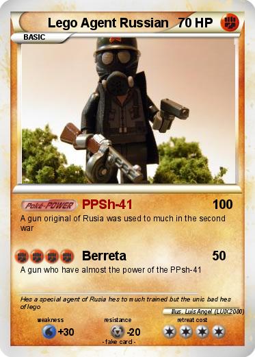 Pokemon Lego Agent Russian