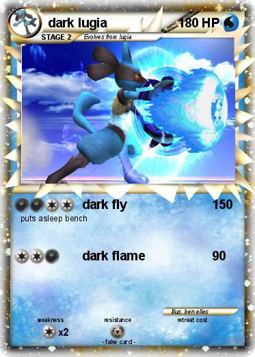 Pokemon dark lugia