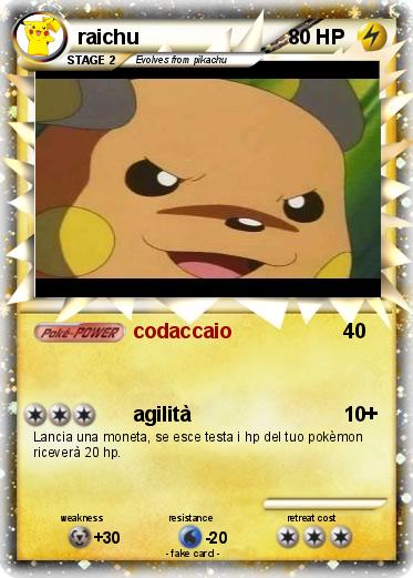 Pokemon raichu