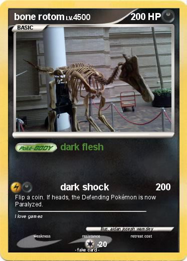 Pokemon bone rotom