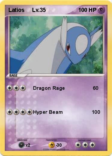 Pokemon Latios     Lv.35