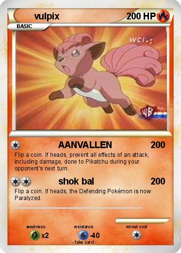 Pokemon vulpix