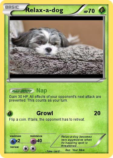 Pokemon Relax-a-dog