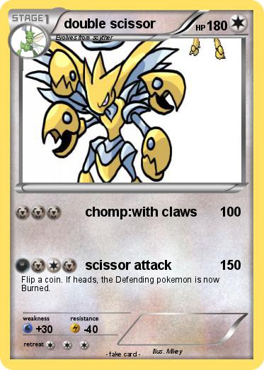 Pokemon double scissor