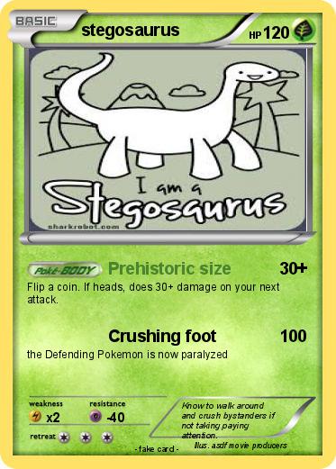 Pokemon stegosaurus