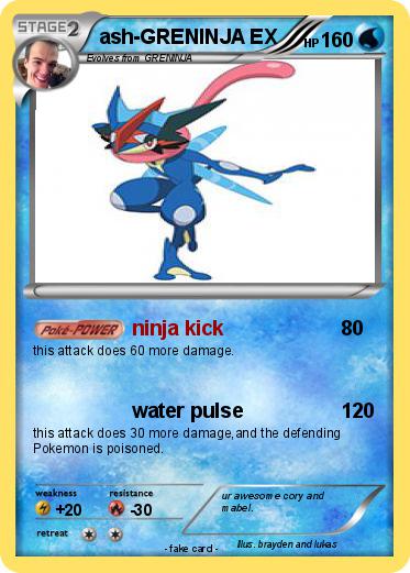 Pokemon ash-GRENINJA EX