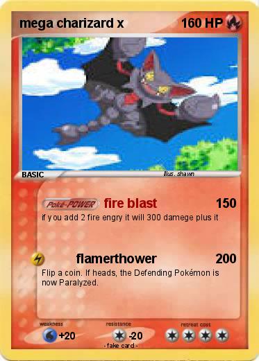 Pokemon mega charizard x