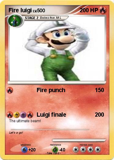 Pokemon Fire luigi