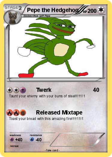 Pokemon Pepe the Hedgehog