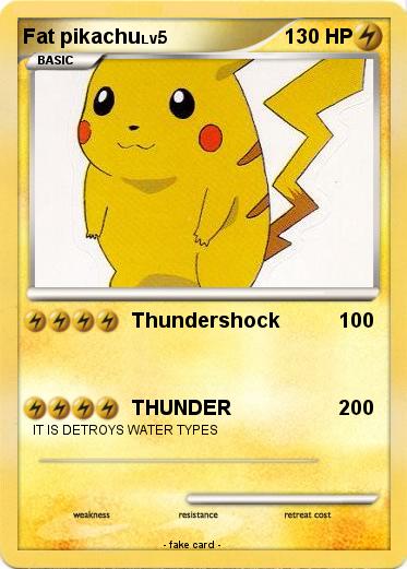 Pokemon Fat pikachu