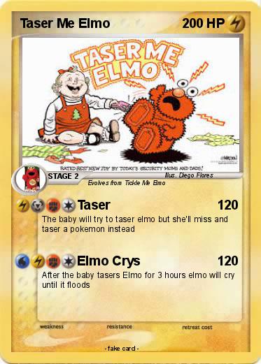 Pokemon Taser Me Elmo