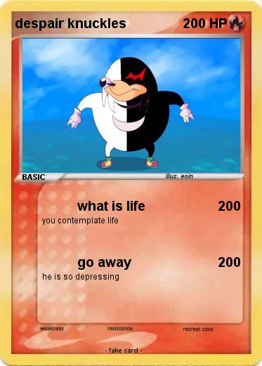 Pokemon despair knuckles