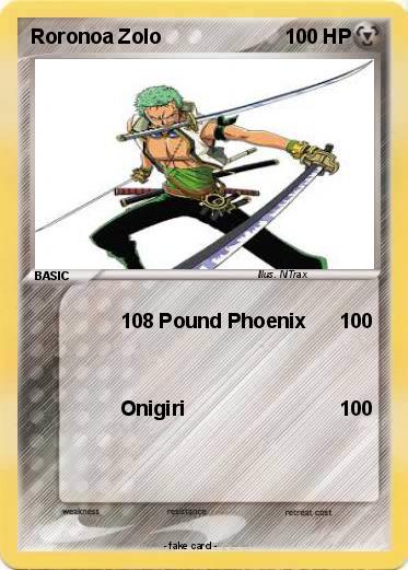 Pokemon Roronoa Zolo
