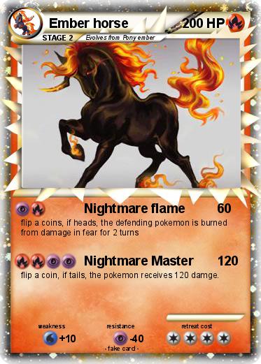 Pokemon Ember horse