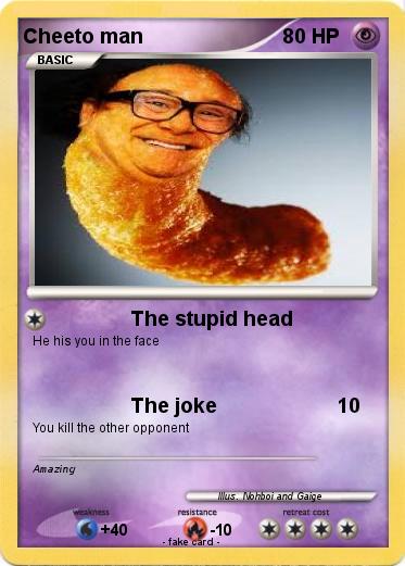Pokemon Cheeto man