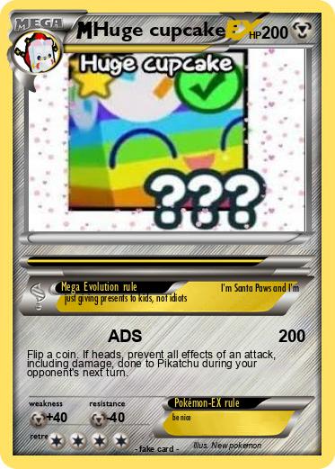 Pokemon Huge cupcake