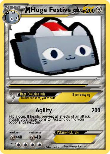 Pokemon Huge Festive cat