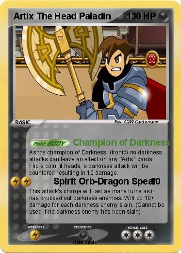 Pokemon Artix The Head Paladin