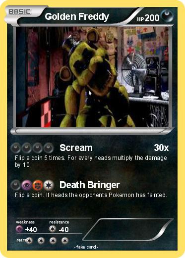 Pokemon Golden Freddy