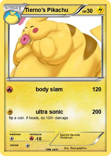 Pokemon Tierno's Pikachu