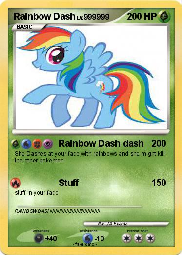Pokemon Rainbow Dash