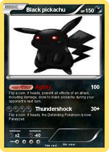 Pokemon Black pickachu