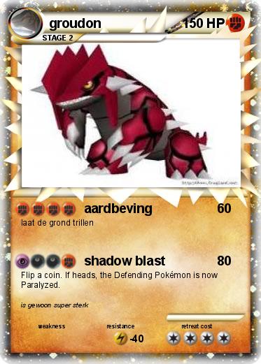 Pokemon groudon