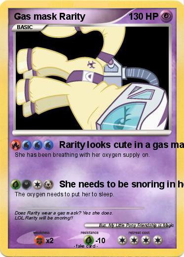 Pokemon Gas mask Rarity