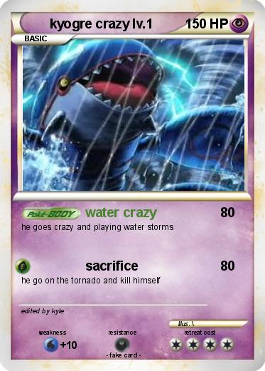 Pokemon kyogre crazy lv.1