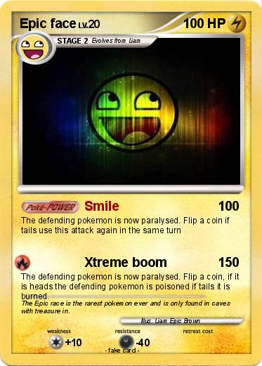 Pokemon Epic face