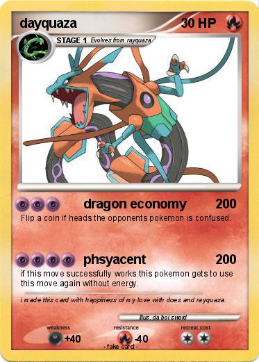 Pokemon dayquaza