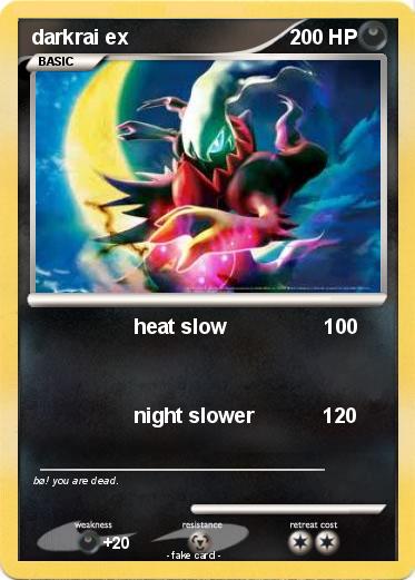 Pokemon darkrai ex
