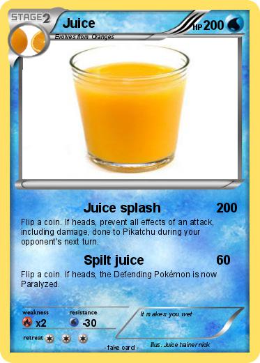 Pokemon Juice