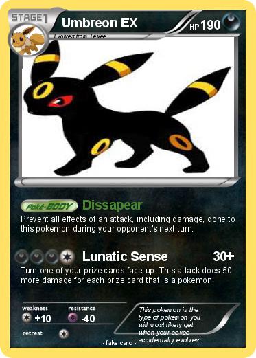 Pokemon Umbreon EX