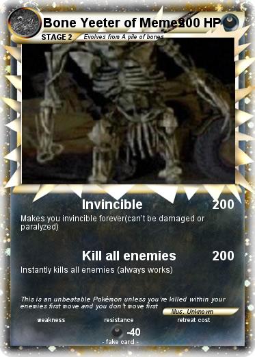 Pokemon Bone Yeeter of Memes