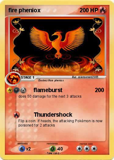 Pokemon fire pheniox