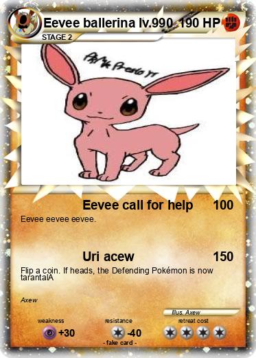 Pokemon Eevee ballerina lv.990