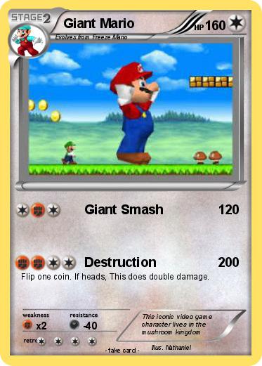 Pokemon Giant Mario